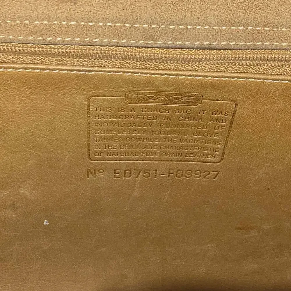 Custom Vintage Coach Willis Bag Brown with Custom Dye, Paint, Strap, Hardware